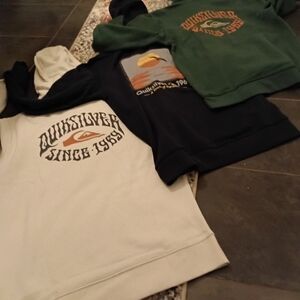 Quicksilver Hoodie Medium 3 Colors All Never Been Worn New